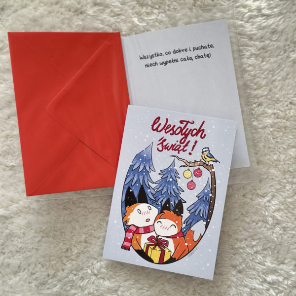 Kartka Świąteczna Las