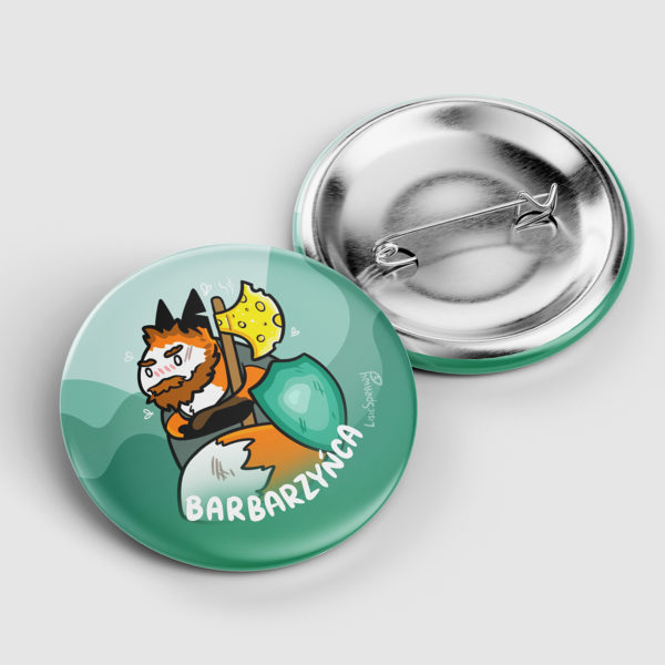 Przypinka Barbarzyńca