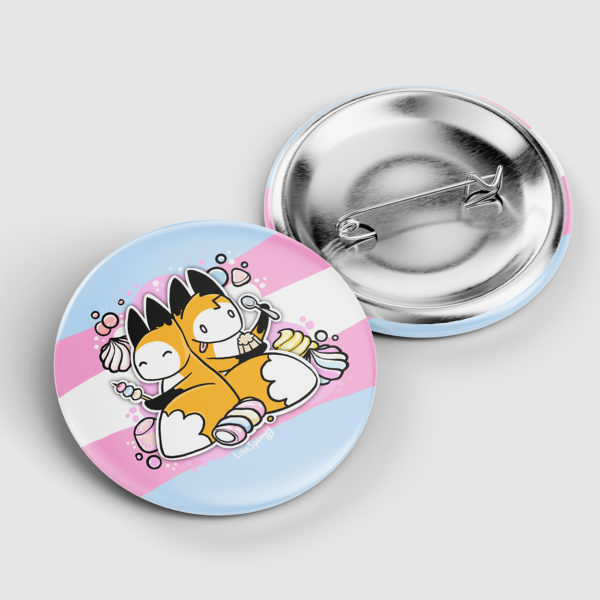 Przypinka Lisek Trans