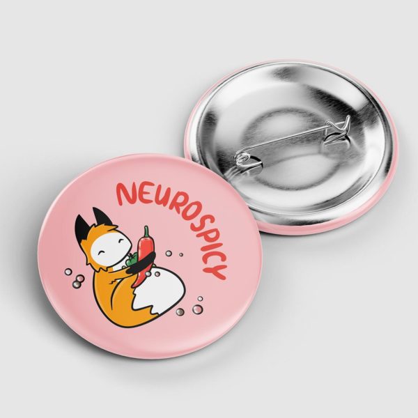 Przypinka Lisek NeuroSpicy
